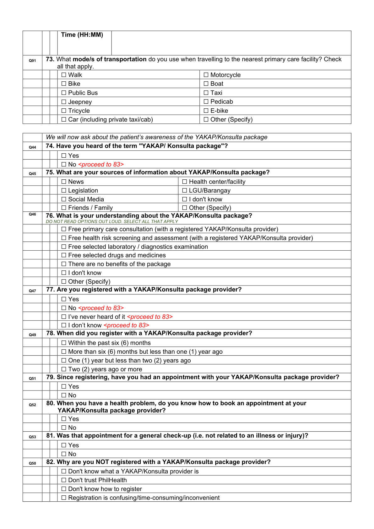 Printed page 10 — F3 Primary Care Utilization