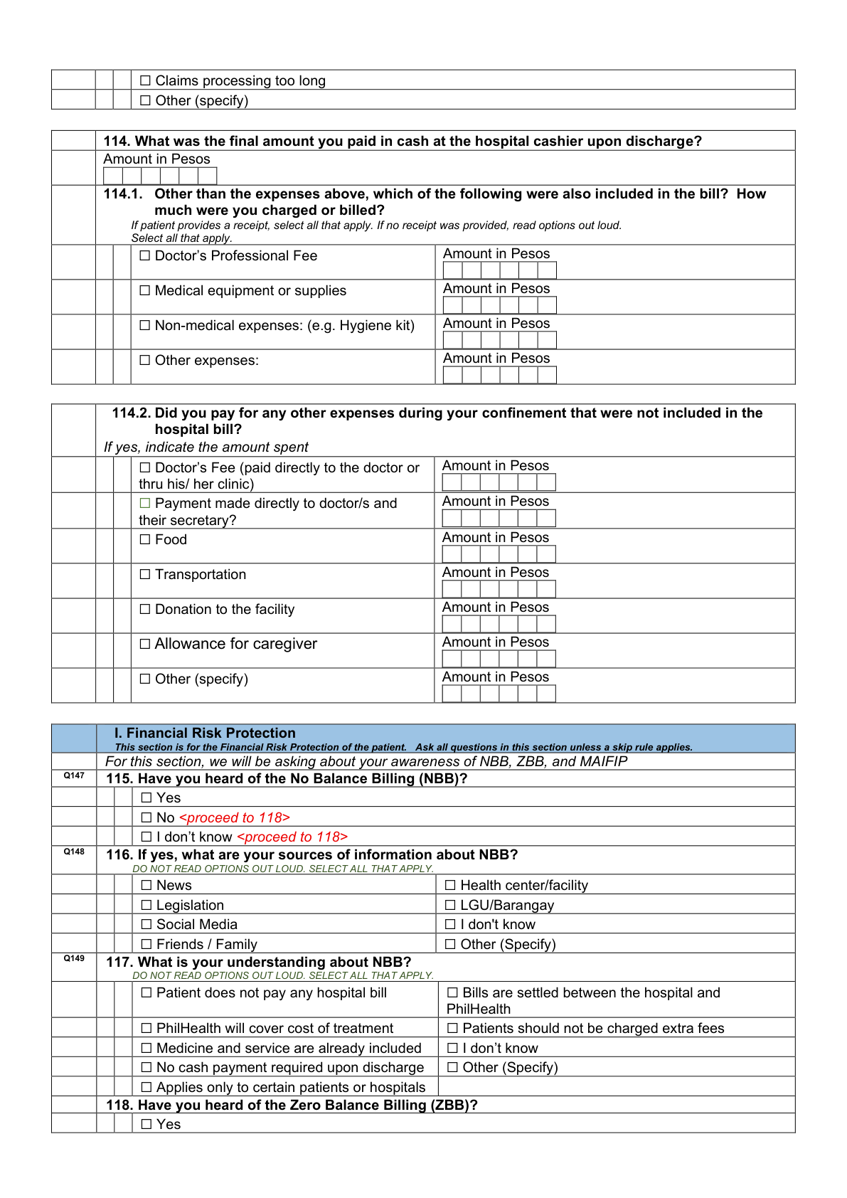 Printed page 17 — F3 Financial Risk Protection